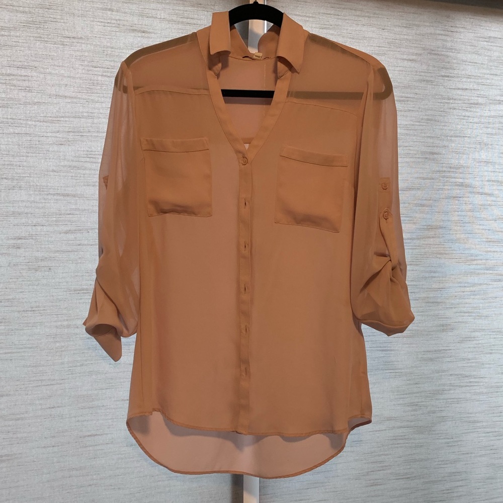 Express pink portofino shirt